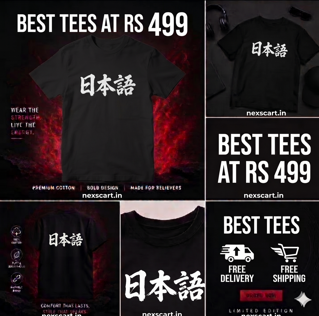 Japanese text T-Shirt