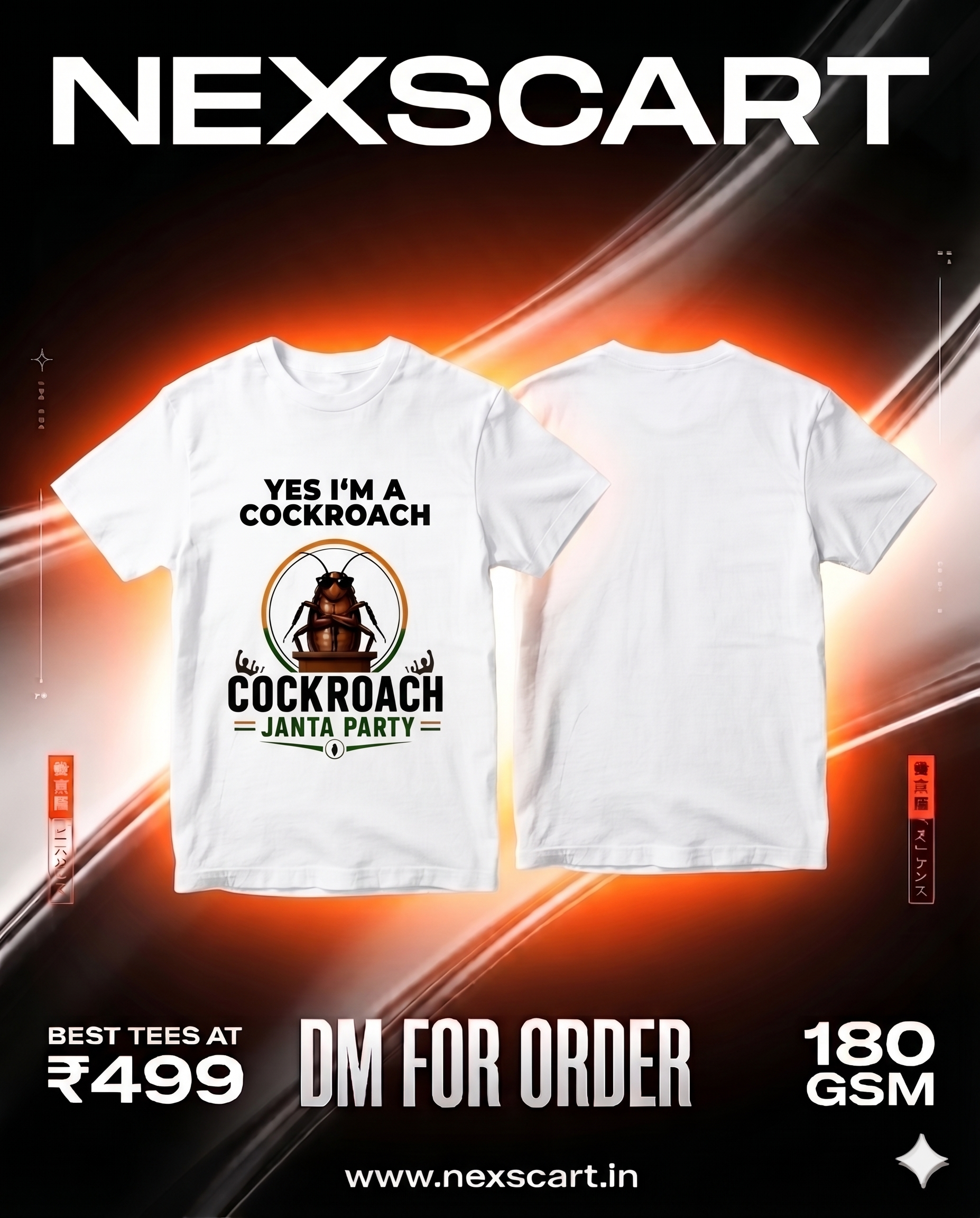 cockroach janta party T-Shirt
