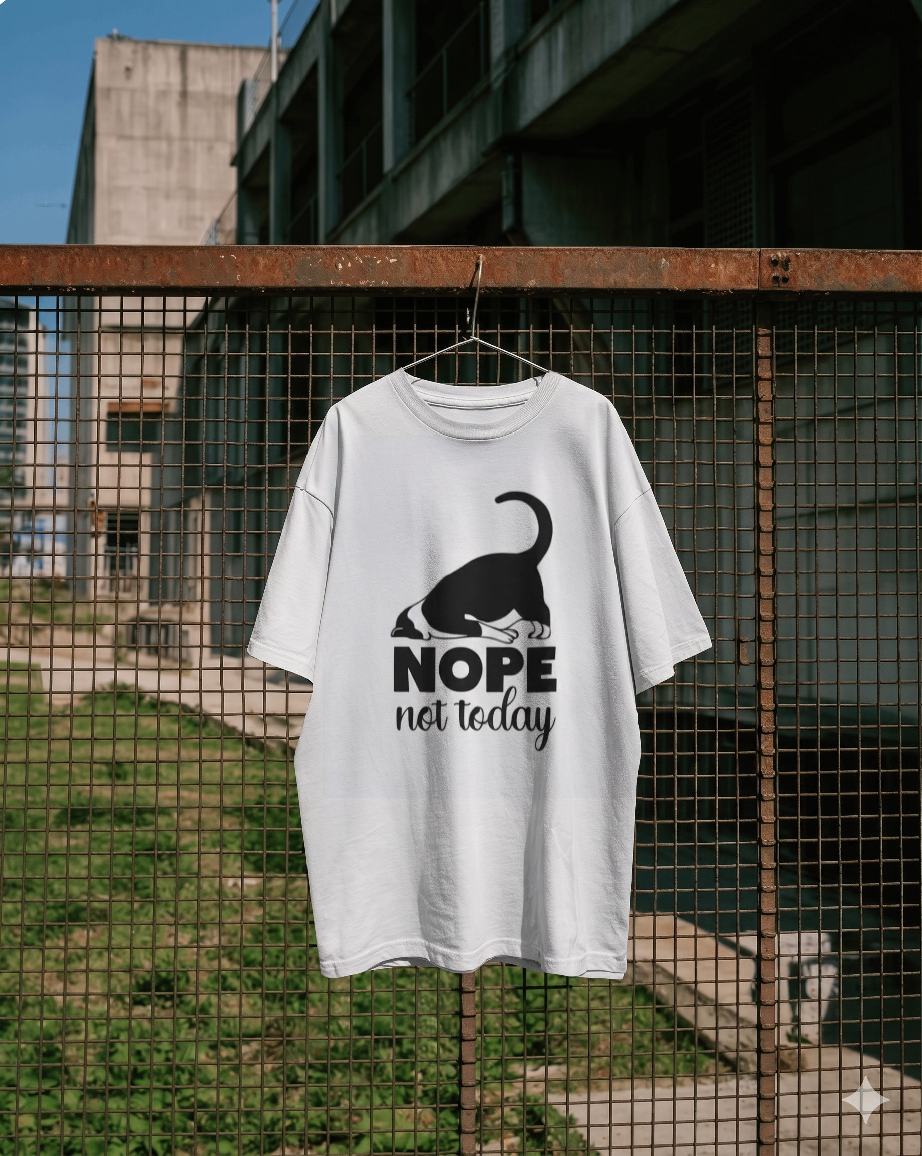 NOPE Not TODAY CAT T-Shirt