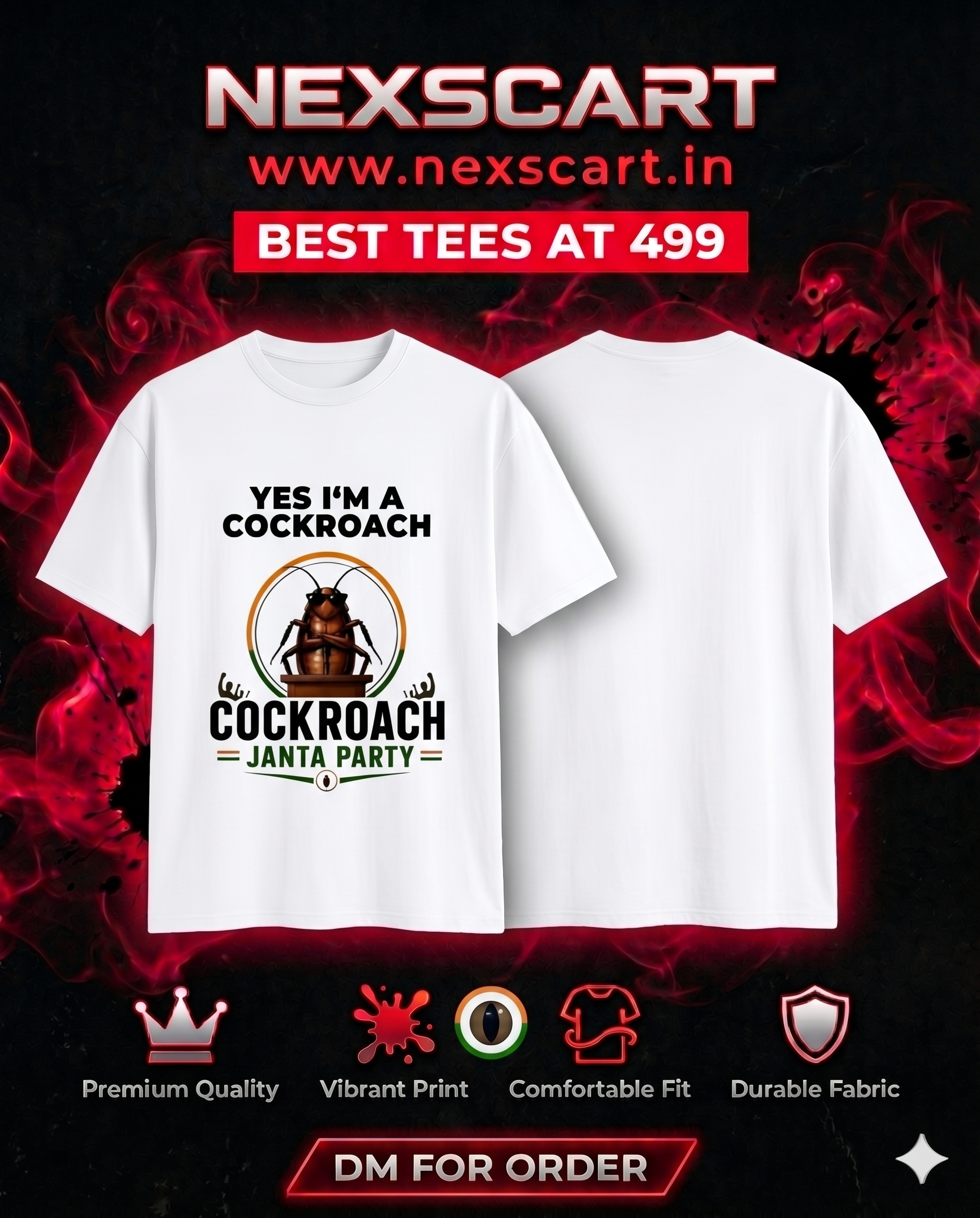 cockroach janta party T-Shirt